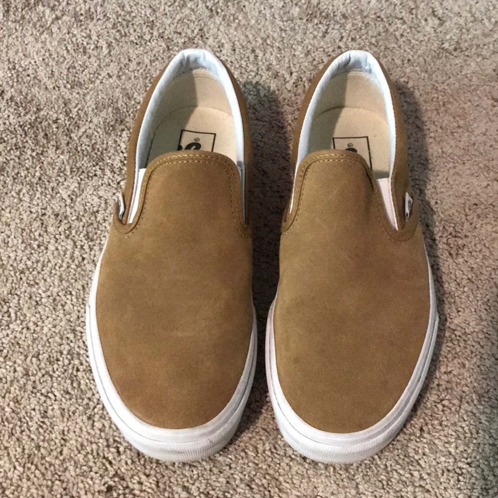 Vans classic suede slip-ons